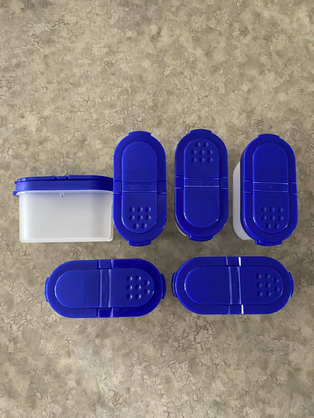 Tupperware Small Spice Shakers (6)
